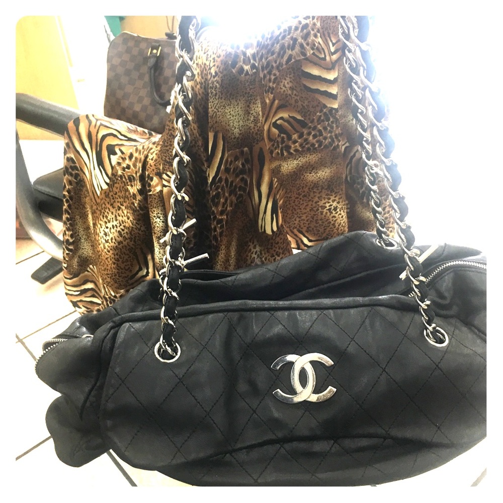 Authentic Black Chanel bag, purse